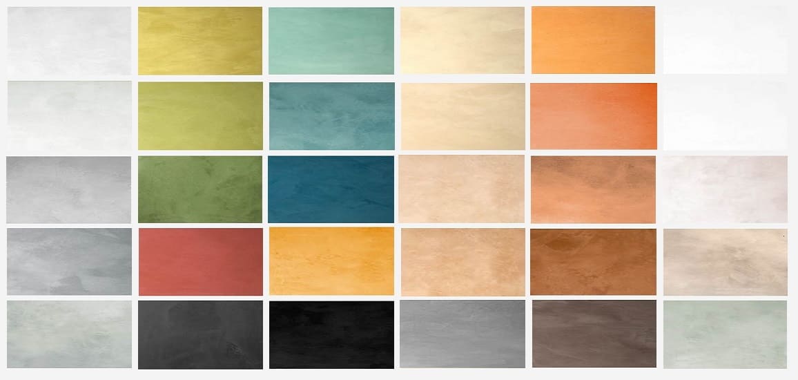 colores para microcemento 30 tonalidades