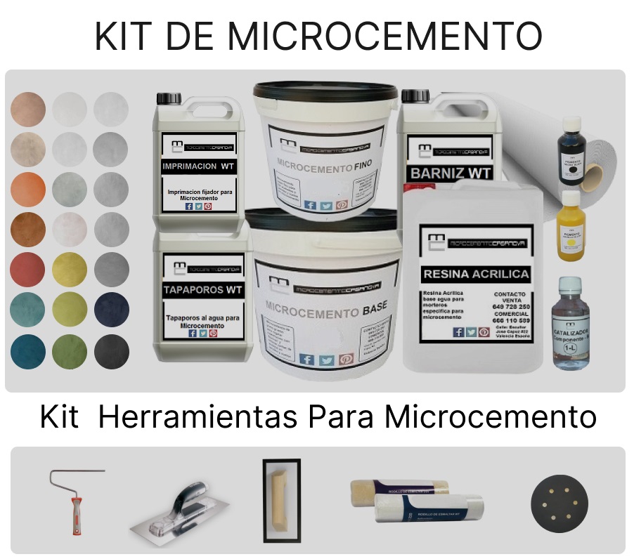 kit de microcemento oferta de microcemento