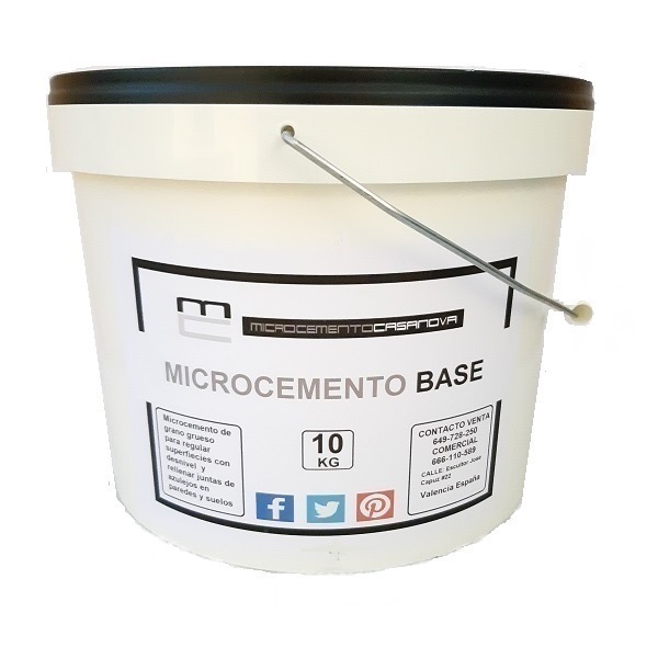 microcemento base 10 kilos