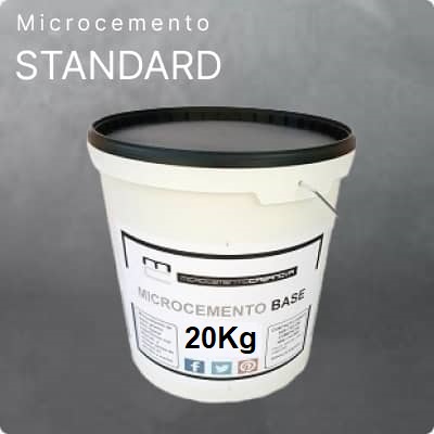 microcemento 20 kilos base standard