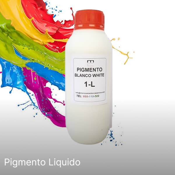 pigmento blanco para microcemento 1000 ml