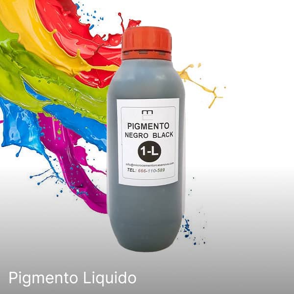pigmento negro para microcemento 1000 ml