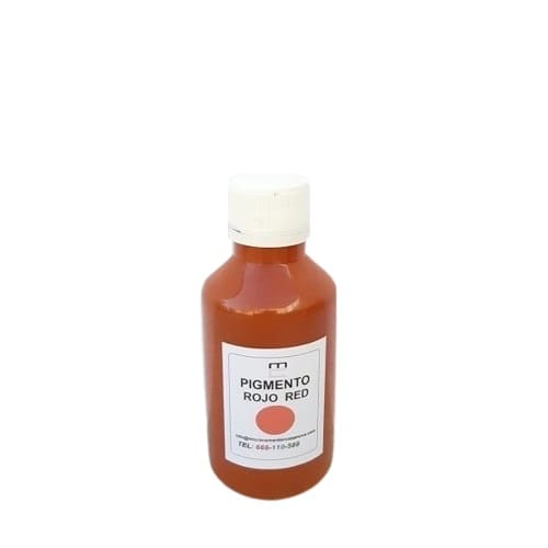 pigmento rojo para microcemento 250 ml