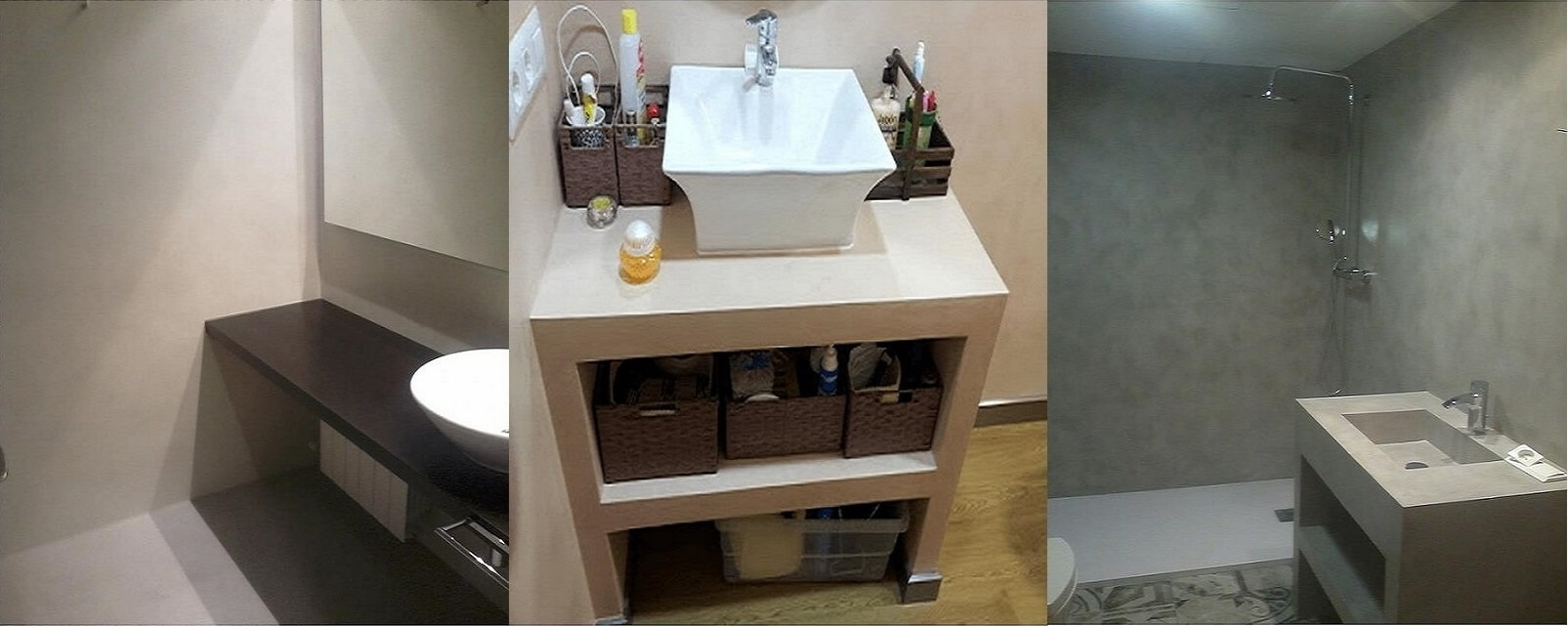  aplicadores de microcemento en baños obras realizadas en valencia
